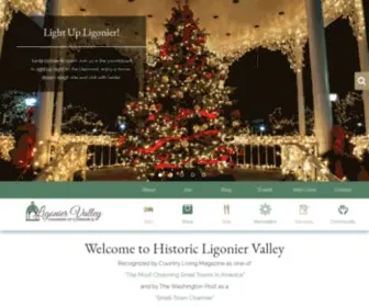 Ligonier.com(Ligonier Valley Chamber of Commerce) Screenshot