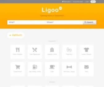 Ligoo.ch(Tous les horaires en Suisse. Trouvez également les numéros de téléphone et les adresses des établissements de votre région avec) Screenshot