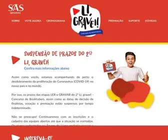 Ligravei.com.br(Mostre seu talento como Booktuber) Screenshot