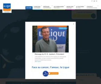 Ligue-Cancer33.fr(Ligue contre le cancer Gironde) Screenshot