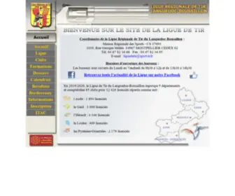 Ligue-DE-Tir-Languedoc-Roussillon.com(ACCUEIL) Screenshot