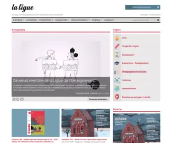 Ligue-Enseignement.be(La Ligue de l) Screenshot