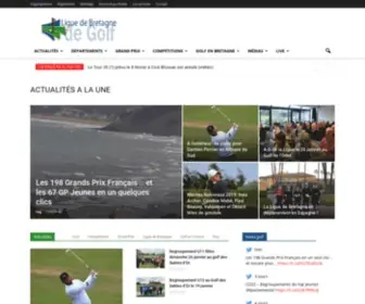 Liguebretagnegolf.org(Ligue de Bretagne de Golf) Screenshot