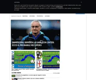 Liguriagol.it(Il portale del calcio dilettantistico ligure) Screenshot