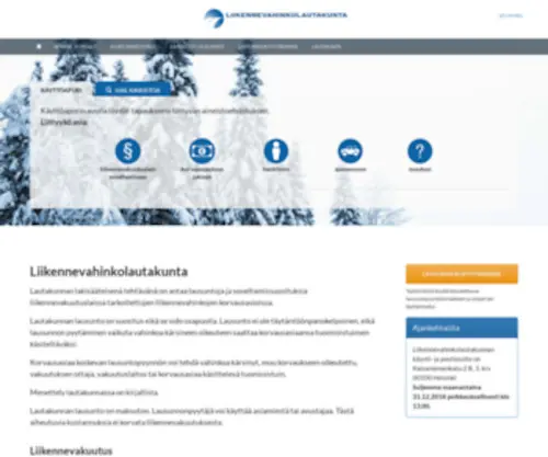 Liikennevahinkolautakunta.fi(Etusivu) Screenshot