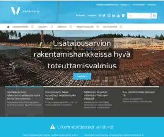 Liikennevirasto.fi(Väylävirasto) Screenshot