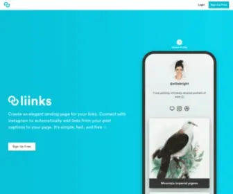 Liinks.co(Supercharge your link in bio) Screenshot