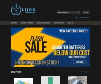 Liionwholesale.com(Liion Wholesale) Screenshot