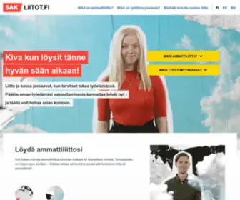 Liitot.fi(Työttömyyskassa) Screenshot