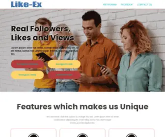 Like-EX.de(Facebook Fans Kaufen) Screenshot
