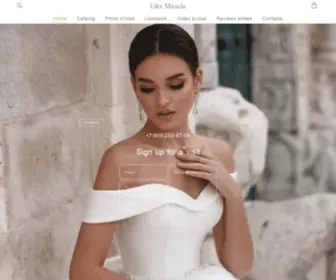 Like-Miracle.com(Bridal salon) Screenshot