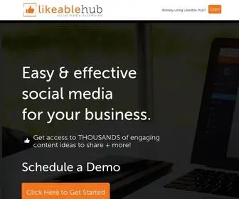Likeablehub.com(Likeable Hub App for Social Media Marketing) Screenshot