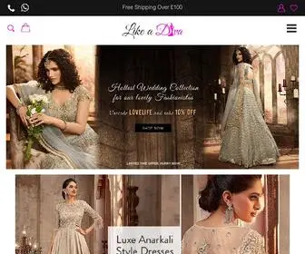 Likeadiva.com(Stunning Indian Dresses Online) Screenshot