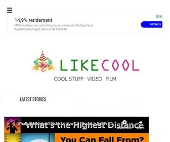 Likecool.com(COOLEST Gadget Magazine) Screenshot