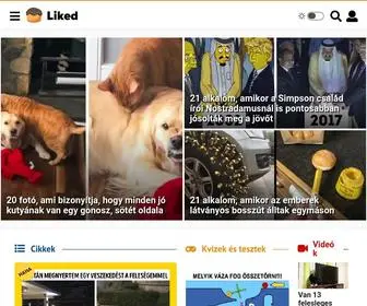 Liked.hu(Az internet legkedveltebb tartalmai) Screenshot