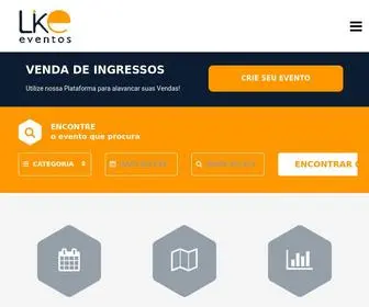 Likeeventos.com.br(Like Eventos) Screenshot