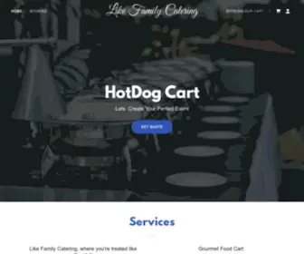 Likefamilycatering.com(Like Family Catering) Screenshot