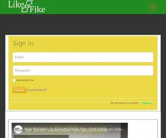 Likefike.com(LikeFike) Screenshot