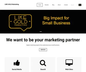 Likegoldmarketing.com(LIKE GOLD Marketing) Screenshot