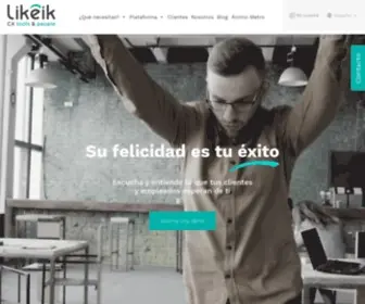 Likeik.com(Plataforma Voz del Cliente y Empleado) Screenshot