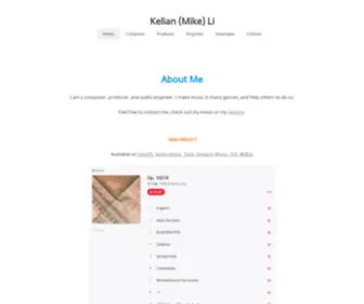 Likelian.net(Kelian (Mike) Li) Screenshot