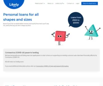 Likelyloans.com(Likelyloans) Screenshot