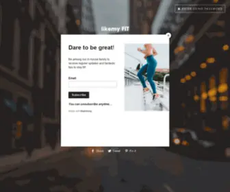 Likemyfit.com(Likemy FIT) Screenshot