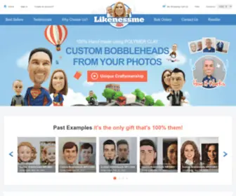 Likenessme.com(Custom Bobbleheads) Screenshot