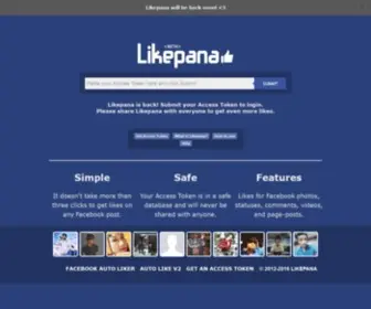 Likepana.com(Facebook Auto Liker) Screenshot