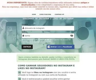 Likesforinste.com(Ganhar curtidas) Screenshot