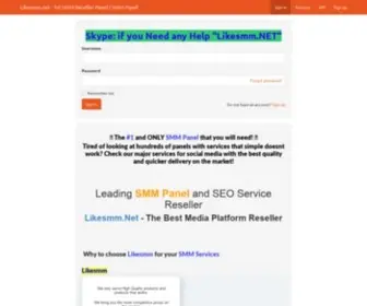 Likesmm.net(The World BEST and Cheap Panel for Social Media Marketing . SMM panel) Screenshot