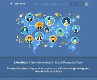 Likesrock.com(накрутка) Screenshot