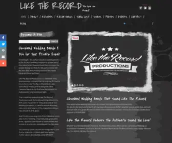 Liketherecord.com(Like The Record) Screenshot