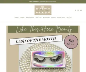 Likethisherebeauty.com(Like This Here Beauty) Screenshot