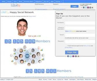 Liketly.com(LiketLy social new) Screenshot