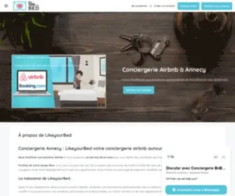 Likeyourbed.com(Conciergerie Airbnb à Annecy) Screenshot