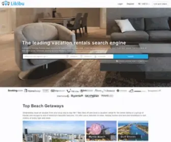 Likibu.com(Apartment rentals comparison site) Screenshot