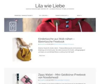 Lila-WIE-Liebe.de(Der Nähblog mit Anleitungen) Screenshot