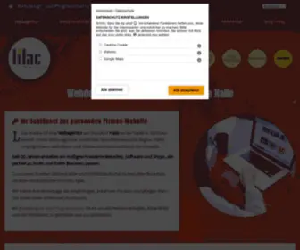 Lilac-Media.de(Webdesign, Programmierung, Website-Erstellung aus Halle (Saale)) Screenshot