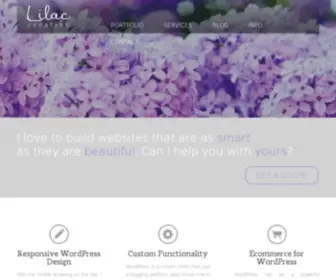 Lilaccreative.com(Lilac Creative Web Design) Screenshot