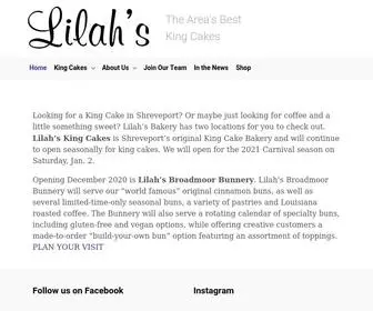 Lilahskingcakes.com(Lilah's King Cakes) Screenshot