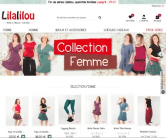 Lilalilou.com(Lilalilou créateurs indépendants de vêtements atypiques) Screenshot