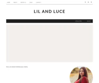Lilandluce.com(Lil And Luce) Screenshot