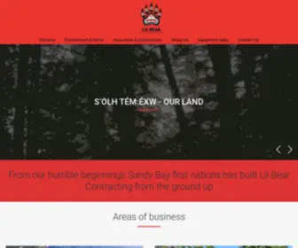 Lilbear.ca(Lil Bear Contracting) Screenshot