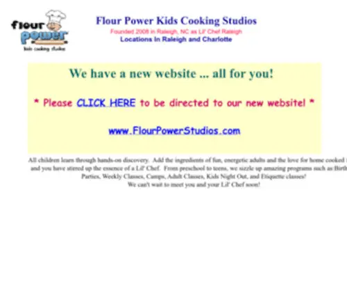 Lilchefraleigh.com(Flour Power) Screenshot