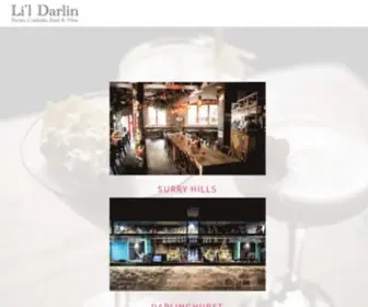 Lildarlin.com.au(Li'l Darlin) Screenshot