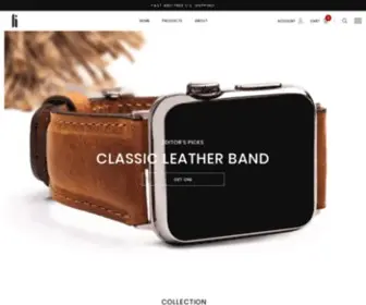 Lileather.com(Genuine Apple Watch Leather Band) Screenshot