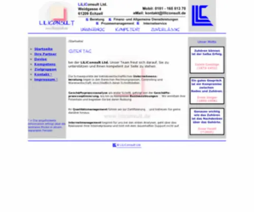 Lili-Consult.de(LiLiConsult Ltd) Screenshot