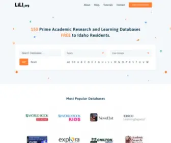 Lili.org(A link to top quality articles) Screenshot