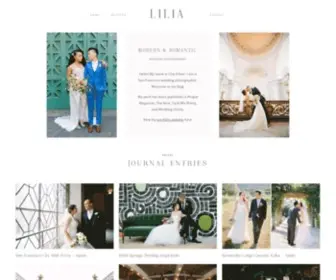 Lilia.com(San Francisco Wedding Photographer) Screenshot
